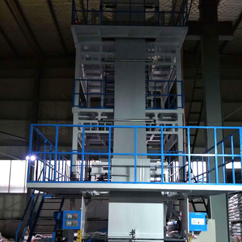 2500 Tipo de extrusión de suministro de tres capas Máquina de película soplada Rotario superior