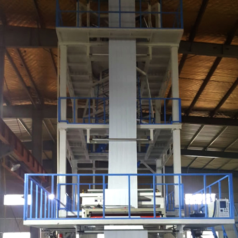 2500 Tipo de extrusión de suministro de tres capas Máquina de película soplada Rotario superior