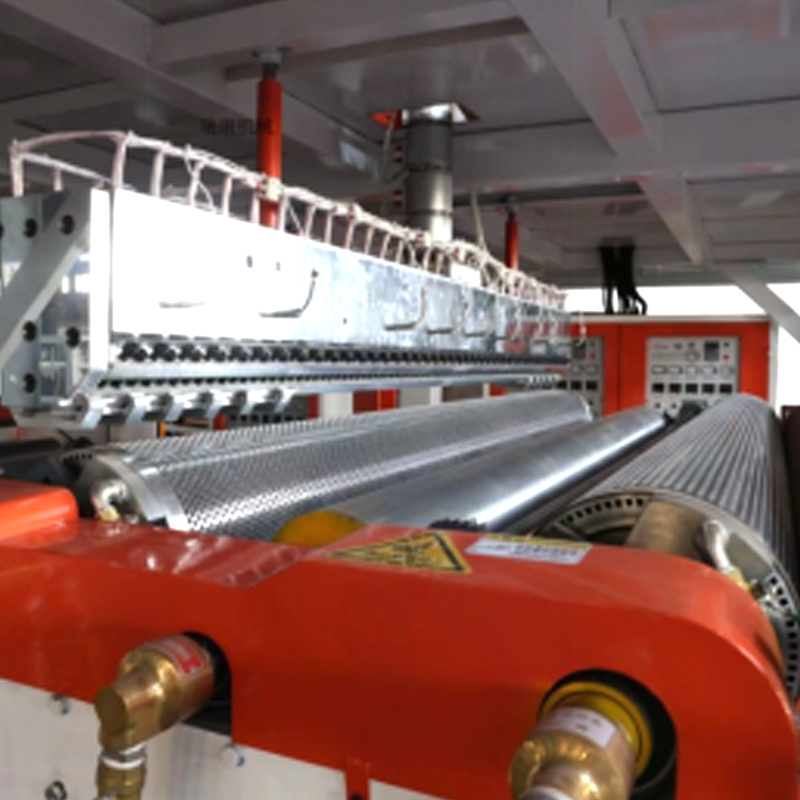 1600 Máquina de película de burbujas de la máquina de laminación de 4 layos -3 tornillos-2 cabezas de troquel