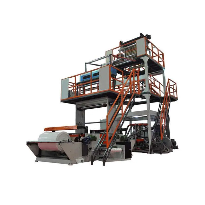 Máquina de película soplada por extrusión de suministro de tres capas tipo 2400 rotativa superior